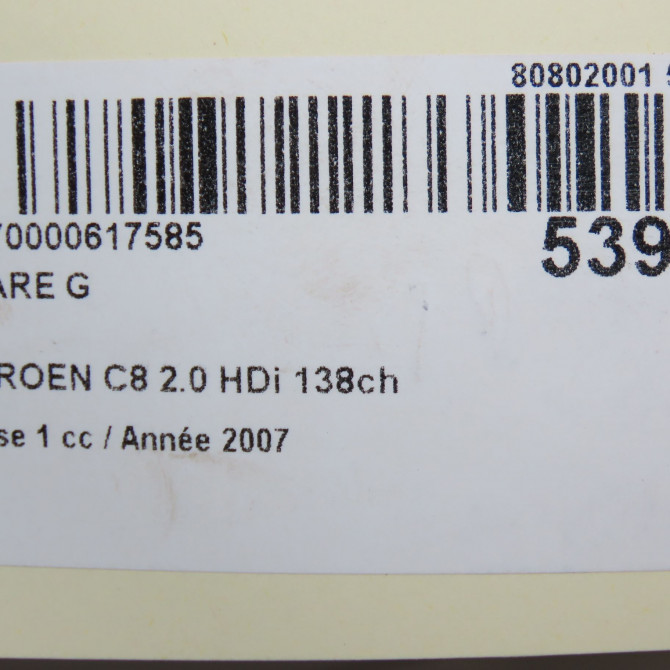 Phare gauche occasion CITROEN C8 Phase 1 06-2002->... 2.0 HDi 138ch 620815 6
