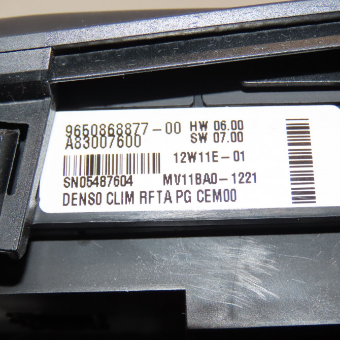 Commande de chauffage occasion CITROEN C4 GRAND PICASSO I Phase 1 10-2006->09-2013 1.6 HDI 110ch 6451WS 5