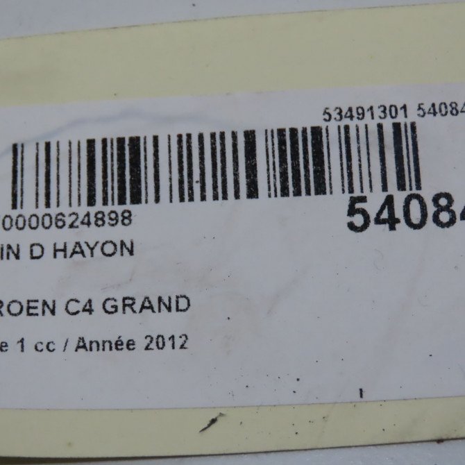 Verin droit hayon occasion CITROEN C4 GRAND PICASSO I Phase 1 10-2006->09-2013 1.6 HDI 110ch 8731N9 4