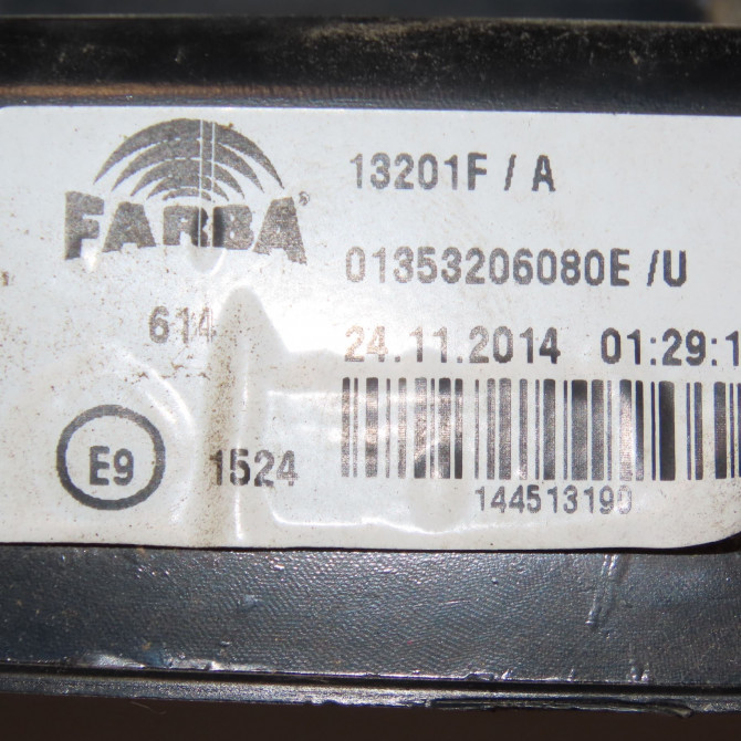 Feu arrière gauche occasion CITROEN NEMO Phase 1 09-2008->... 1.4 HDi 1624216880 4