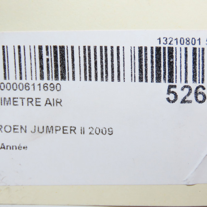 Debimetre air occasion CITROEN JUMPER III Phase 1 06-2006->... 1920KQ 5
