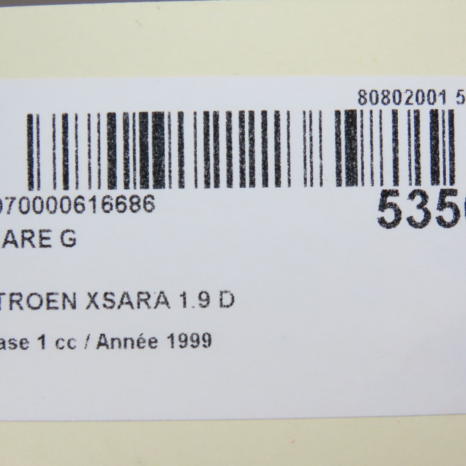 Phare gauche occasion CITROEN XSARA Phase 1 02-1998->09-2000 1.9 D 6204R5 4