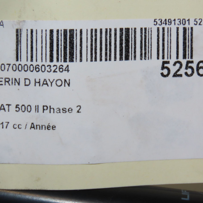 Verin droit hayon occasion FIAT 500 II Phase 1 04-1995->04-1999 1.4i 165ch 52240624 3