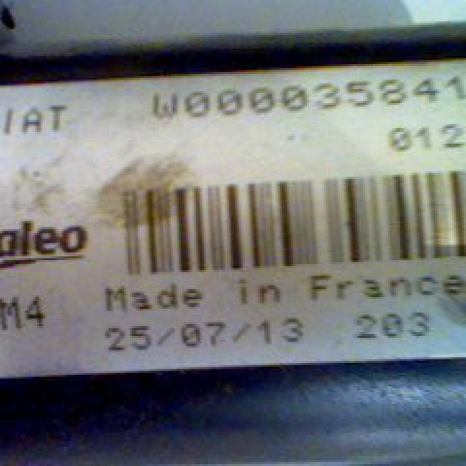 Moteur essuie-glace avant occasion FIAT 500 L II Phase 1 07-2012->... 1.6 D 105ch 52064589 2