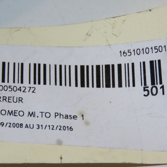 Démarreur occasion ALFA ROMEO MI.TO MI.TO Phase 1 2008-09-01->2016-12-31 51916170 7