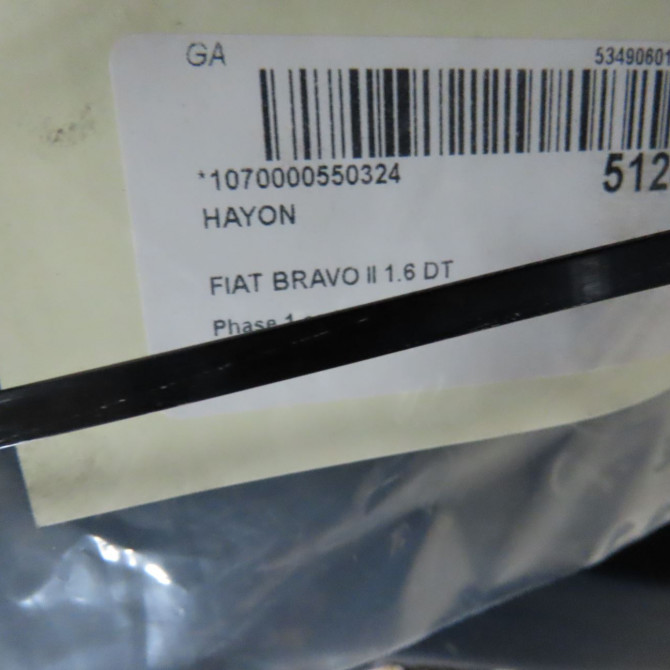 Hayon occasion FIAT BRAVO II BRAVO II Phase 1 2007-03-01->2011-12-31 1.6 DT MULTIJET 16v 105ch 51775831 5