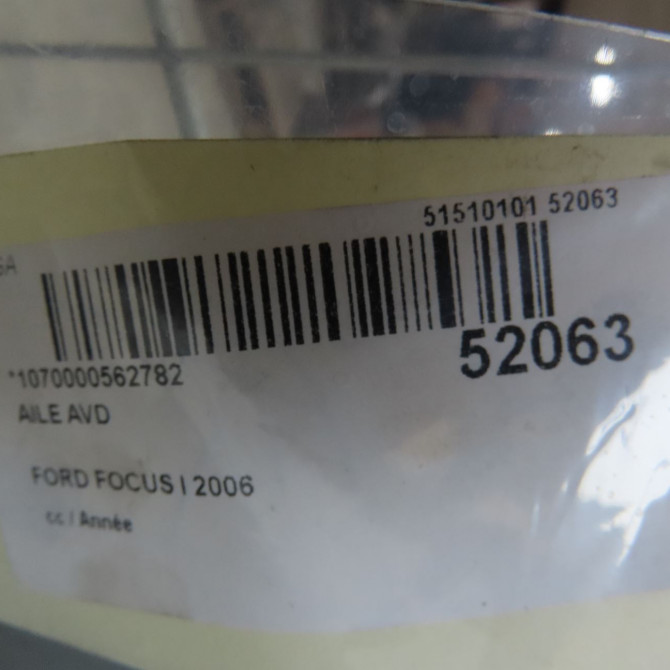 Aile avant droite occasion FORD CMAX I Phase 1 09-2003->03-2007 1.8 TDCI 115ch 1474083 5