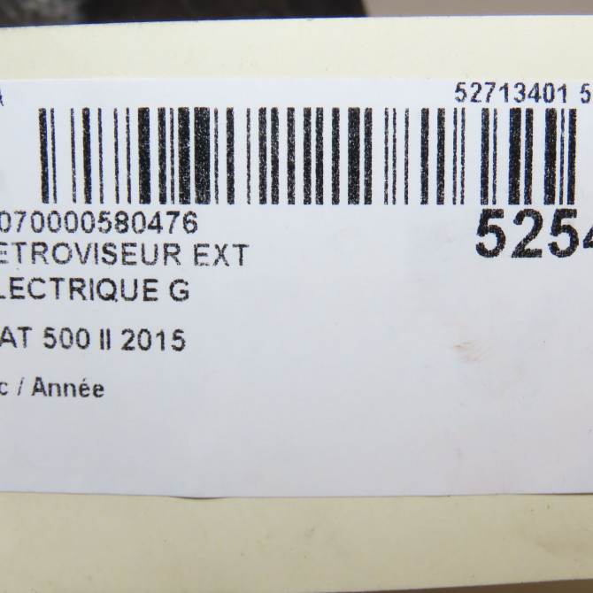 Retroviseur exterieur electrique gauche occasion FIAT 500 L II Phase 1 07-2012->... 735558571 5