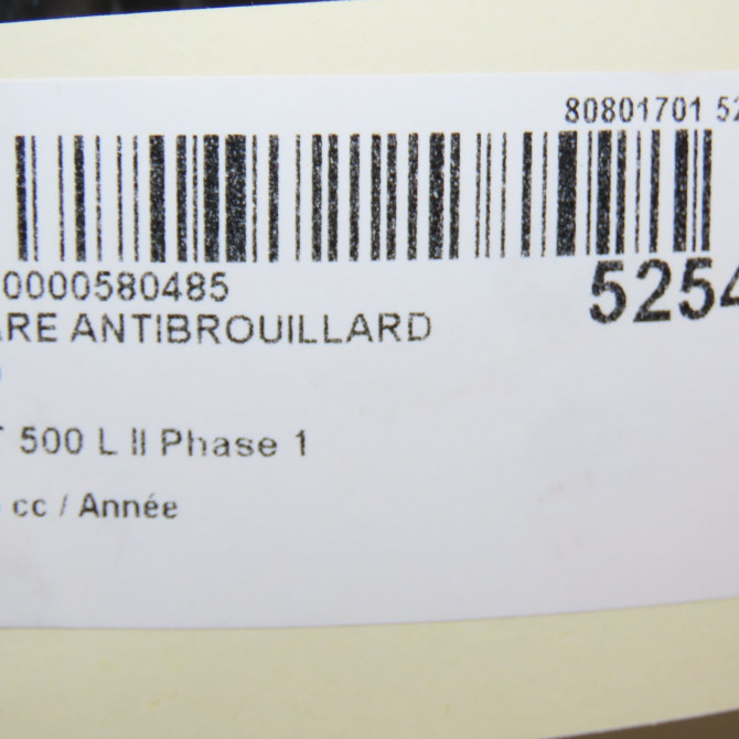 Phare antibrouillard avant droit occasion FIAT 500 L II Phase 1 07-2012->... 51858824 4