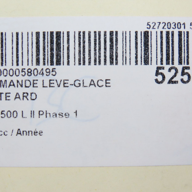Commande leve-glace porte arrière droite occasion FIAT 500 L II Phase 1 07-2012->... 735555157 4