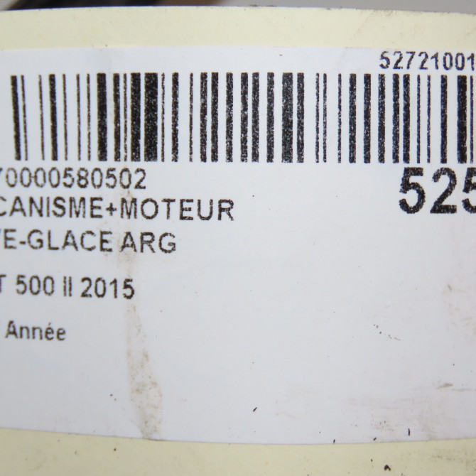 Mecanisme+moteur leve-glace arg occasion FIAT 500 L II Phase 1 07-2012->... 51980516 5