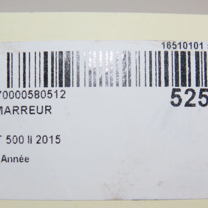 Démarreur occasion FIAT 500 L II Phase 1 07-2012->... 51916170 7