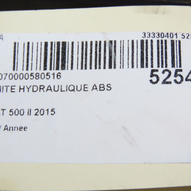 Unité hydraulique ABS occasion FIAT 500 L II Phase 1 07-2012->... 6000628242 6