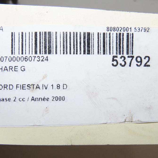Phare gauche occasion FORD FIESTA IV Phase 2 09-1999->09-2002 1.8 D 4