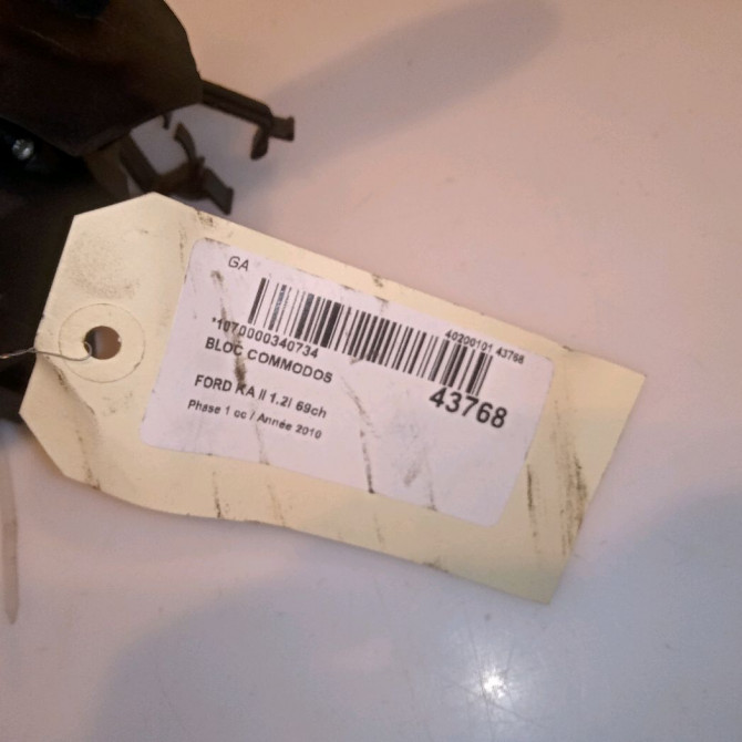 Bloc commodos occasion FORD KA II Phase 1 10-2008->... 1.2i 69ch 5