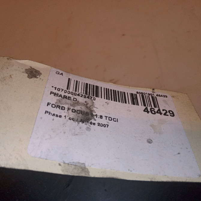 Phare droit occasion FORD FOCUS II Phase 1 09-2004->12-2007 1.8 TDCI 115ch 1480985 4
