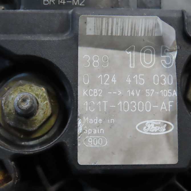 Alternateur occasion FORD TRANSIT III Phase 1 08-2000->09-2006 2.0 TD 16v 100ch 4371030 6