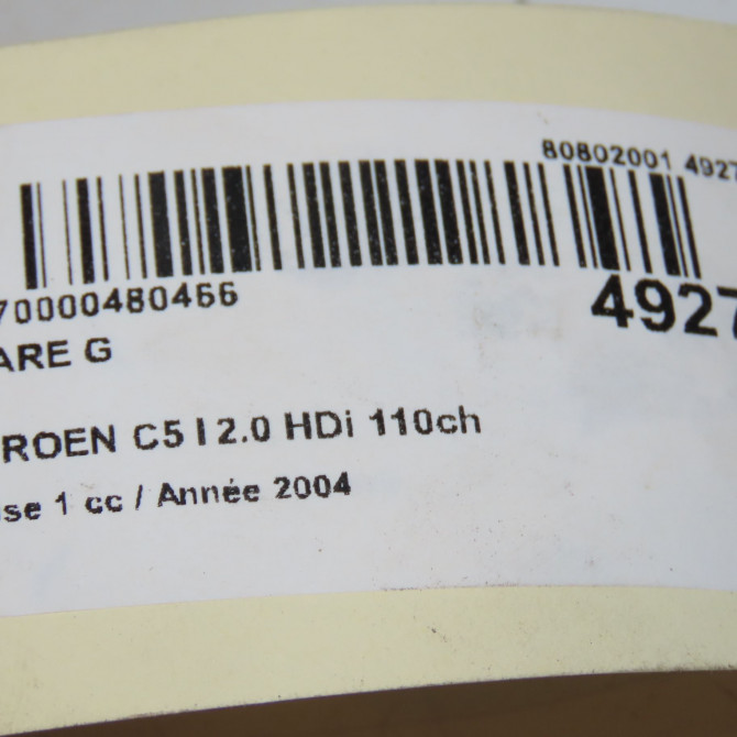 Phare gauche occasion CITROEN C5 I Phase 1 03-2001->09-2004 2.0 HDi 110ch 6204X2 4