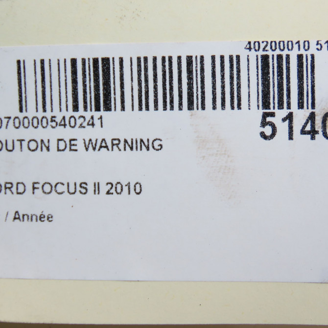 Bouton de warning occasion FORD FOCUS II 1556970 5
