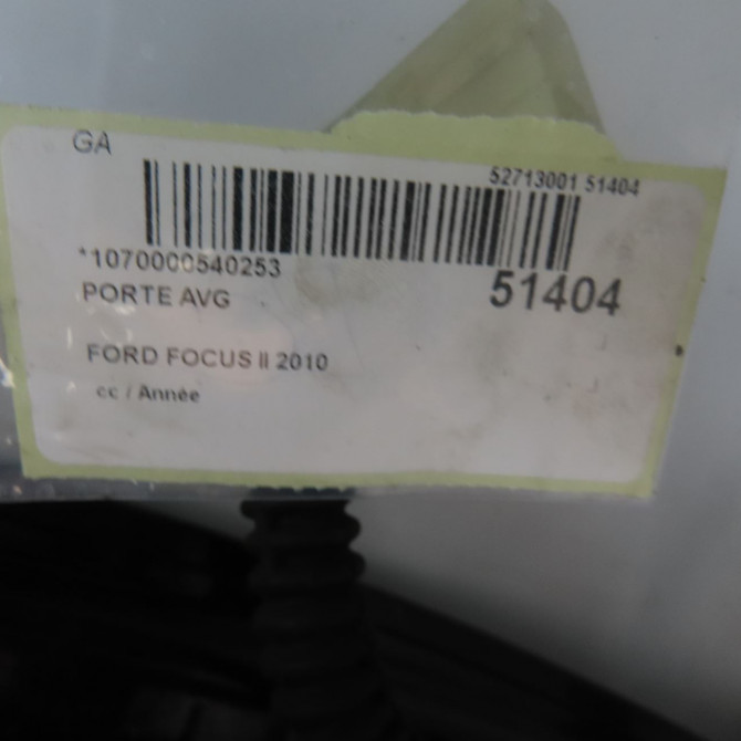 Porte avant gauche occasion FORD FOCUS II 1708682 4