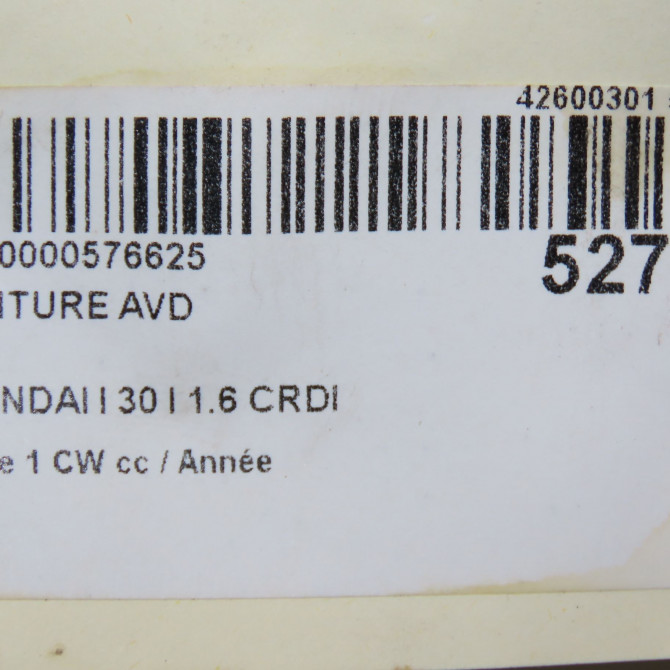 Ceinture avant droite occasion HYUNDAI I 30 I Phase 1 04-1995->04-1999 1.6 CRDI 115ch 888202L700WK 6