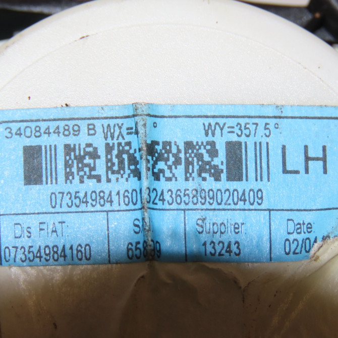 Ceinture arrière gauche occasion FORD KA II Phase 1 10-2008->... 1.2i 69ch 1671626 4