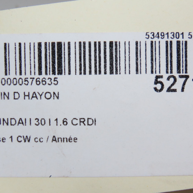 Verin droit hayon occasion HYUNDAI I 30 I Phase 1 04-1995->04-1999 1.6 CRDI 115ch 817802L200 4