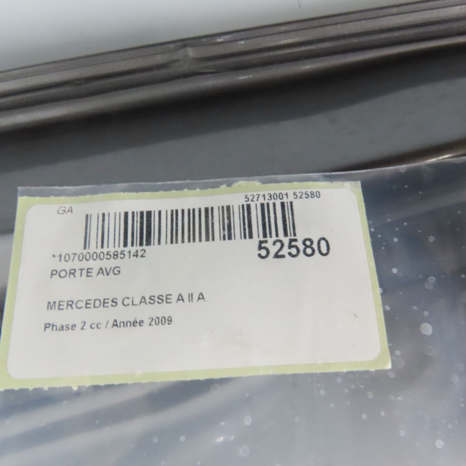 Porte avant gauche occasion MERCEDES CLASSE A II Phase 2 04-2008->06-2012 A 180 CDI 1697202105 5