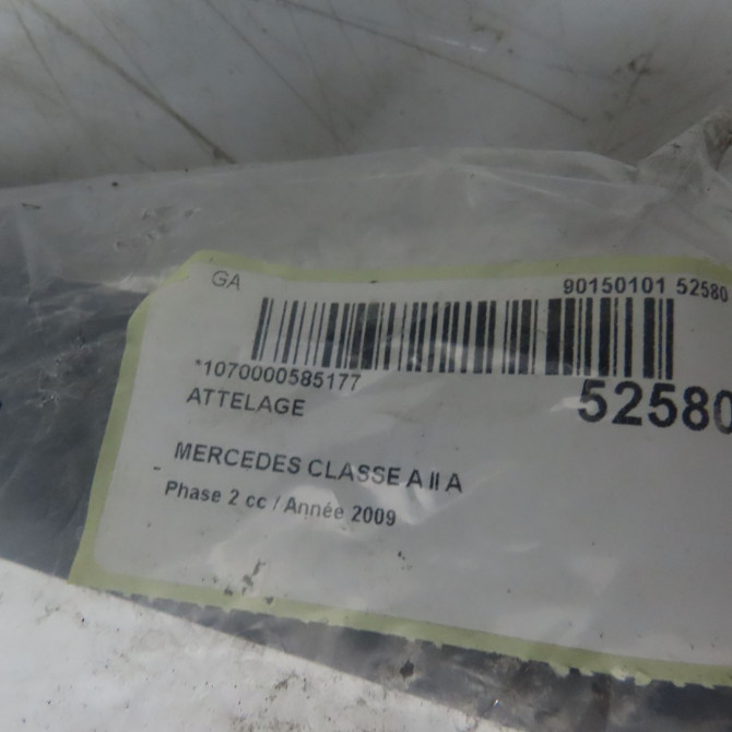 Attelage occasion MERCEDES CLASSE A II Phase 2 04-2008->06-2012 A 180 CDI 3