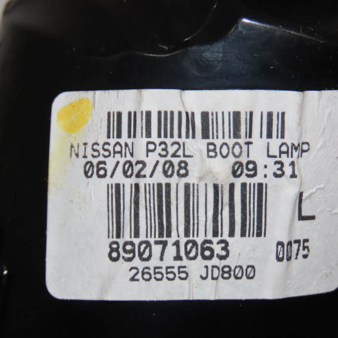 Feu arrière interieur gauche occasion NISSAN QASHQAI I Phase 1 01-2007->09-2010 1.5 DCI 106ch 26559JD85A 4