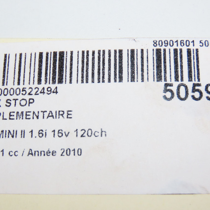 Feux stop supplementaire occasion MINI MINI II Phase 1 09-2006->12-2010 1.6i 16v 120ch 63257221834 7