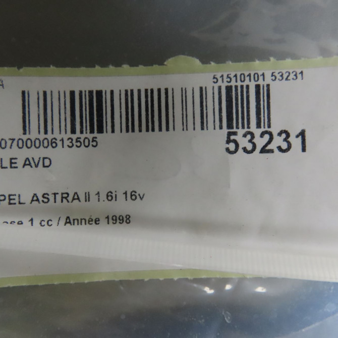 Aile avant droite occasion OPEL ASTRA II Phase 1 04-1998->09-2004 1.6i 16v 100ch 93190358 5