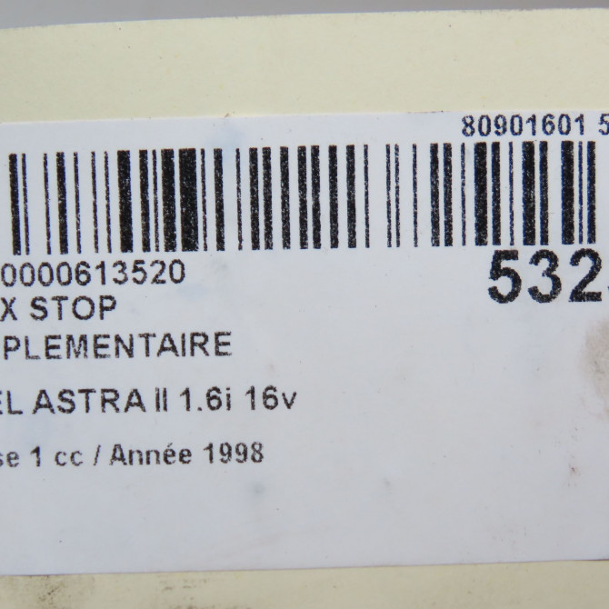 Feux stop supplementaire occasion OPEL ASTRA II Phase 1 04-1998->09-2004 1.6i 16v 100ch 93175526 5