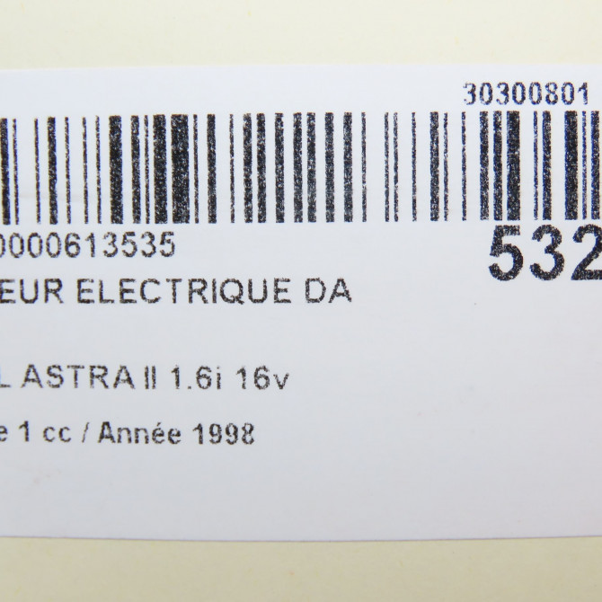 Moteur electrique de direction assistée occasion OPEL ASTRA II Phase 1 04-1998->09-2004 1.6i 16v 100ch 93172043 5