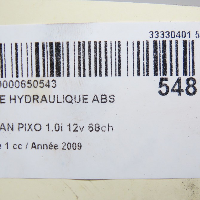 Unité hydraulique ABS occasion NISSAN PIXO Phase 1 05-2009->... 1.0i 12v 68ch 476004A10J 6