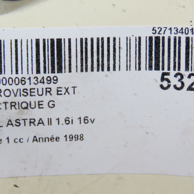 Retroviseur exterieur electrique gauche occasion OPEL ASTRA II Phase 1 04-1998->09-2004 1.6i 16v 100ch 9142141 6