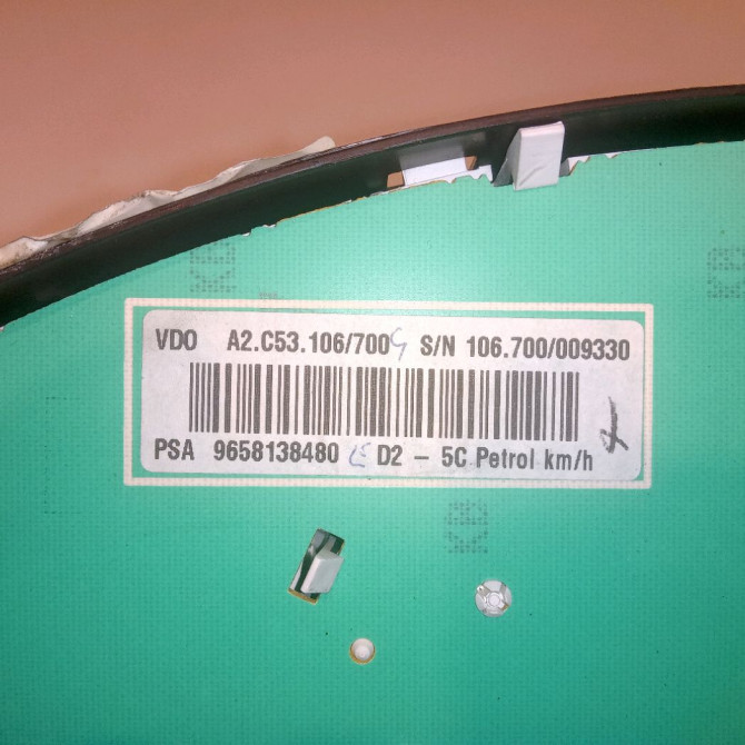 Compteur occasion PEUGEOT 407 610393 4