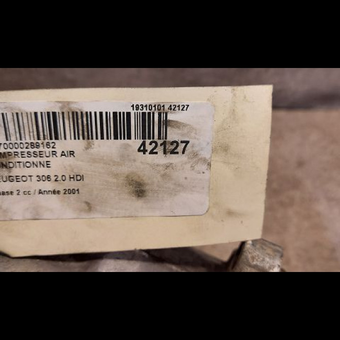 Compresseur air conditionne occasion PEUGEOT 306 Phase 2 04-1997->03-2002 2.0 HDI 6453TJ 4