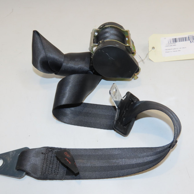 Ceinture arrière droite occasion PEUGEOT 206 CC Phase 1 10-2000->03-2007 1.6i 109ch 8974HV 1