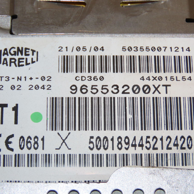 Autoradio occasion PEUGEOT 206 Phase 1 09-1998->03-2009 1.6i 16v 657418 5