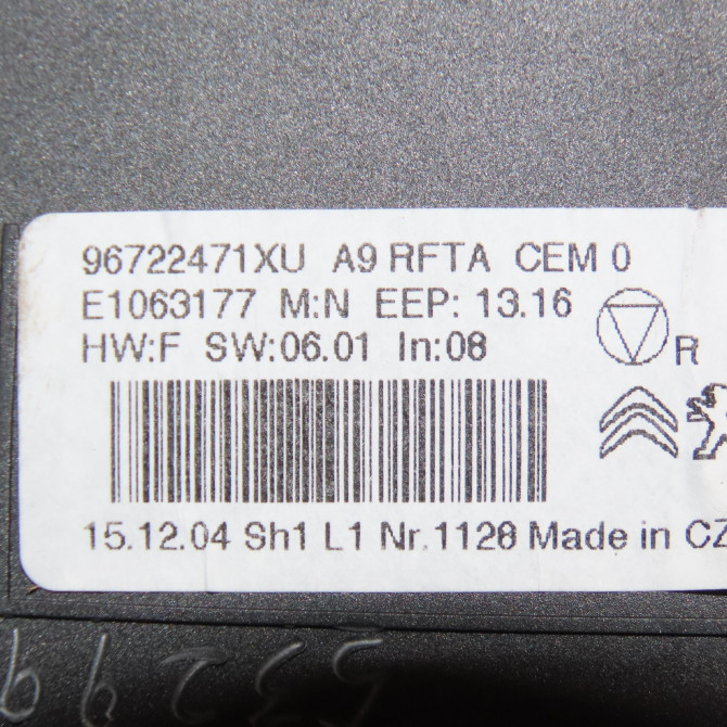 Commande de chauffage occasion PEUGEOT 2008 Phase 1 01-2013->... 9819570680 4