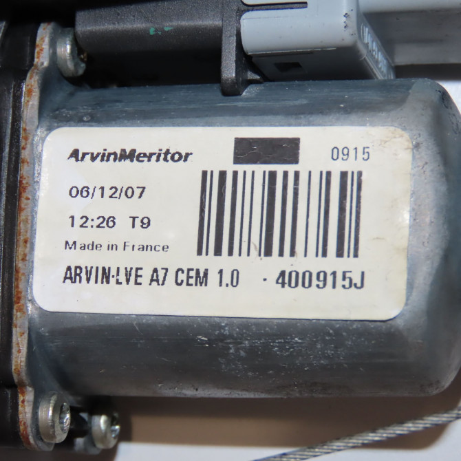 Mecanisme+moteur leve-glace avg occasion PEUGEOT 207 Phase 1 04-2006->06-2013 1.4 HDI 9221FS 5