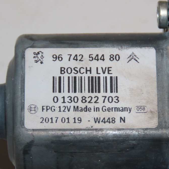 Mecanisme+moteur leve-glace avg occasion PEUGEOT 208 208 Phase 1 2012-03-01->2015-09-30 1.2i PURETECH 82ch 9673154480 4