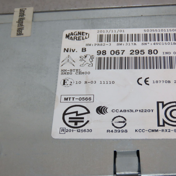 Autoradio occasion PEUGEOT 208 208 Phase 1 2012-03-01->2015-09-30 1.6 E-HDI 92ch 2