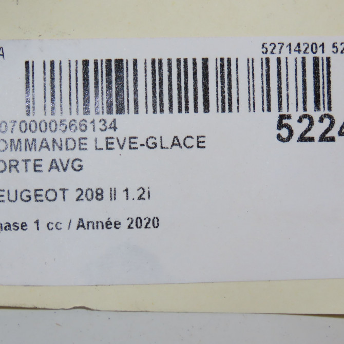 Commande lève-glace porte avant gauche occasion  96788264ZD 7