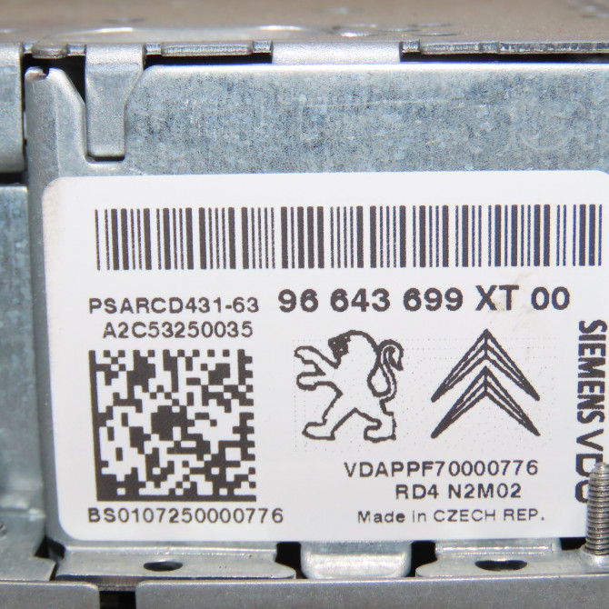 Autoradio occasion PEUGEOT 207 CC Phase 1 03-2007->... 1.6 HDI 112ch 16077506XT 6