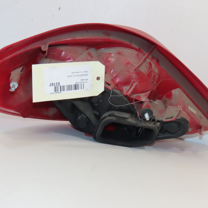 Feu arrière droit occasion PEUGEOT 207 CC Phase 1 03-2007->... 1.6 HDI 112ch 6351CE 2