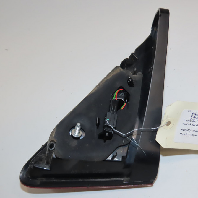 Feu arrière interieur gauche occasion PEUGEOT 3008 I Phase 2 11-2013->... 2.0 HDI 150ch 9805511380 2
