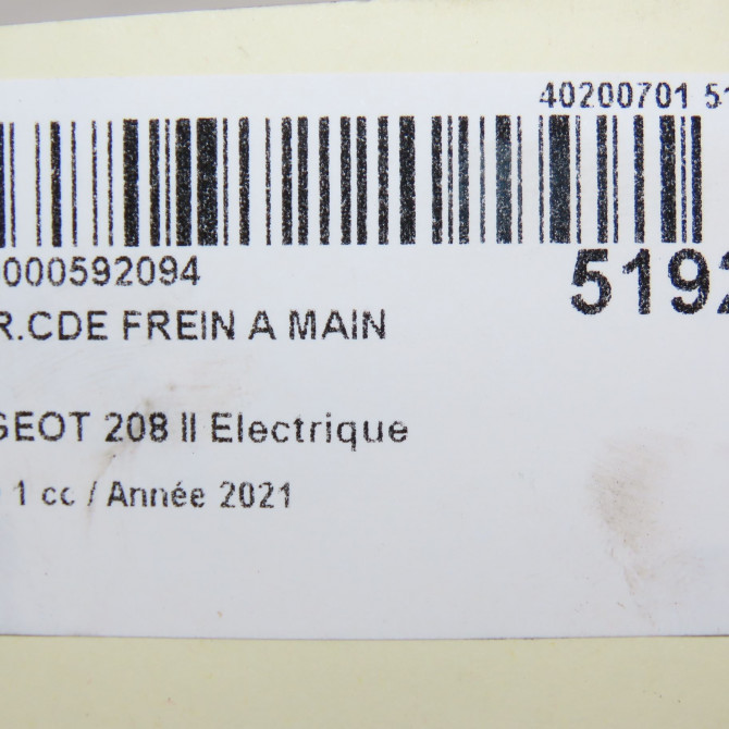 Interrupteur commande de frein a main occasion  98105935VV 5
