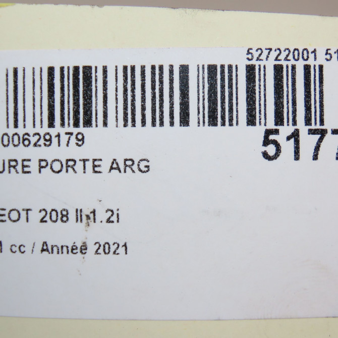 Serrure porte arg occasion  9844413080 8